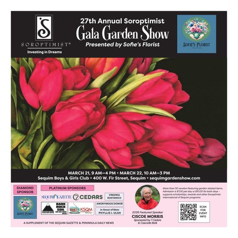 Peninsula Daily News, Jefferson County, Garden Show, March 14, 2026