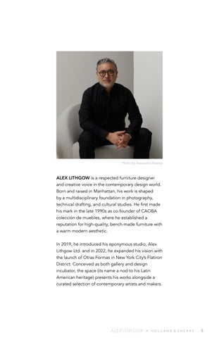 Alex Lithgow 家具型录 第 5 页