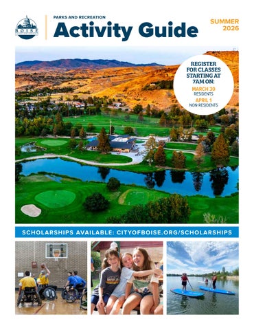 Boise Parks and Recreation Summer 2026 Activity Guide