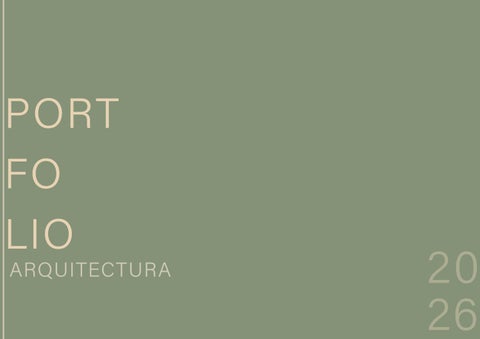 PORTFOLIO ARQ. Zamolo, Delfina