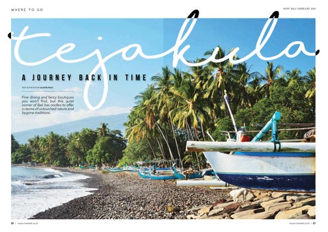 Back in time in Tejakula