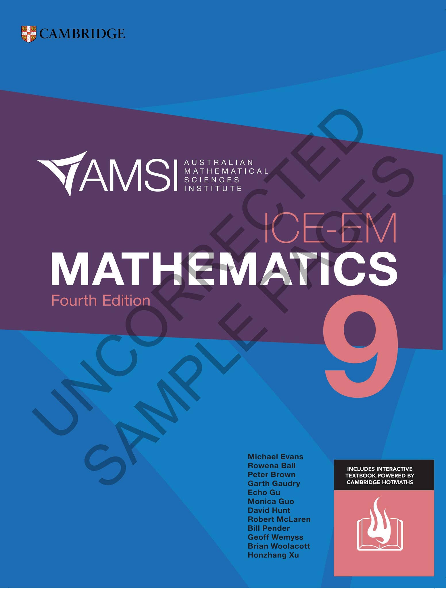 Ice Em Math ICE-EM Mathematics 4ed Year 9 – uncorrected sample pages by cambridge ...