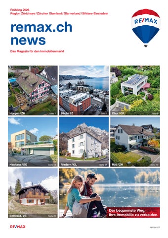 RE/MAX News Zürichsee, Frühling 2026