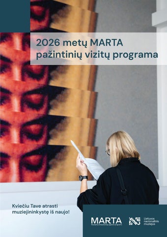 2026 metų MARTA pažintinių vizitų programa