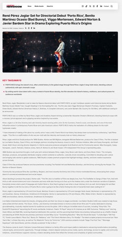 René Pérez Joglar Set for Directorial Debut ‘Porto Rico’, Benito Martínez Ocasio (Bad Bunny), Viggo 