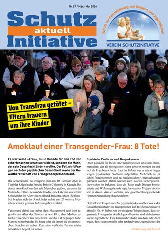 Schutzinitiative aktuell – Ausgabe Nr. 57 / März – Mai 2026