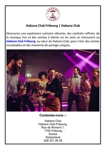Habana Club Fribourg | Habana Club