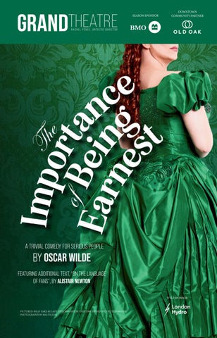 The Importance of Being Earnest - House Program