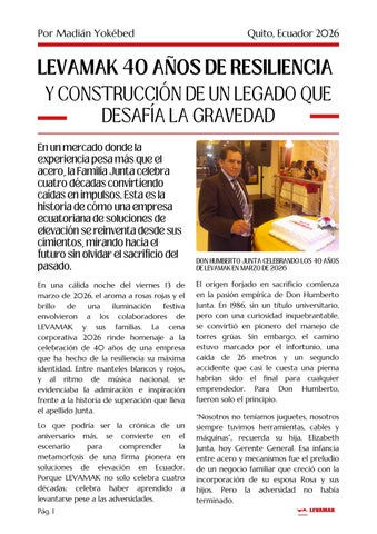 LEVAMAK artículo corporativo 2026