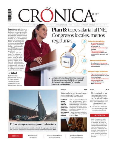 La Crónica de Hoy 18-03-2026