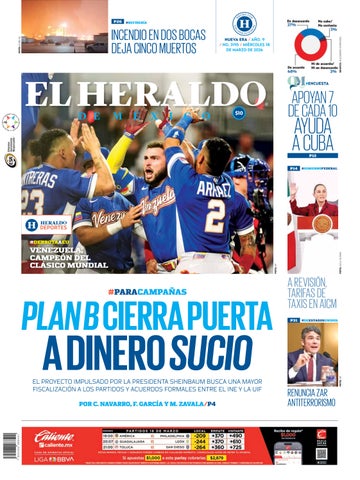 Edición impresa. Miércoles 18 de marzo de 2026