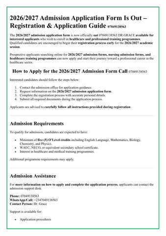 Trinity University Ogun State 2026)2027, Post Graduate/Jupeb/Direct Entry Form Is Out and currently 