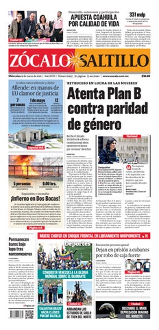 Saltillo 18 de marzo de 2026