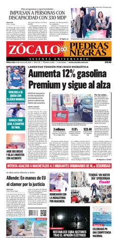 Piedras Negras 18 de marzo de 2026