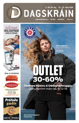 Dagskráin 11. tbl. 2026