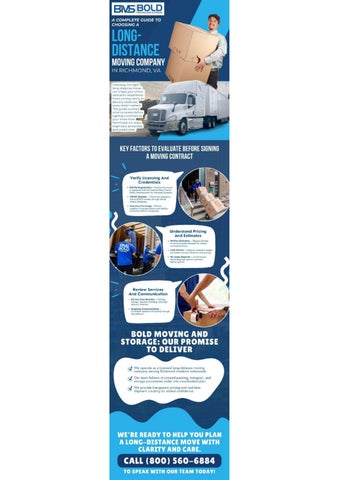 A Complete Guide to Choosing a Long-Distance Moving Company in Richmond, VA