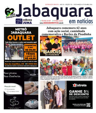 Jornal Jabaquara em Notícias - Ed. 723