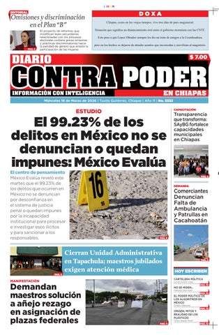 CONTRAPODER EDICIÓN 3332