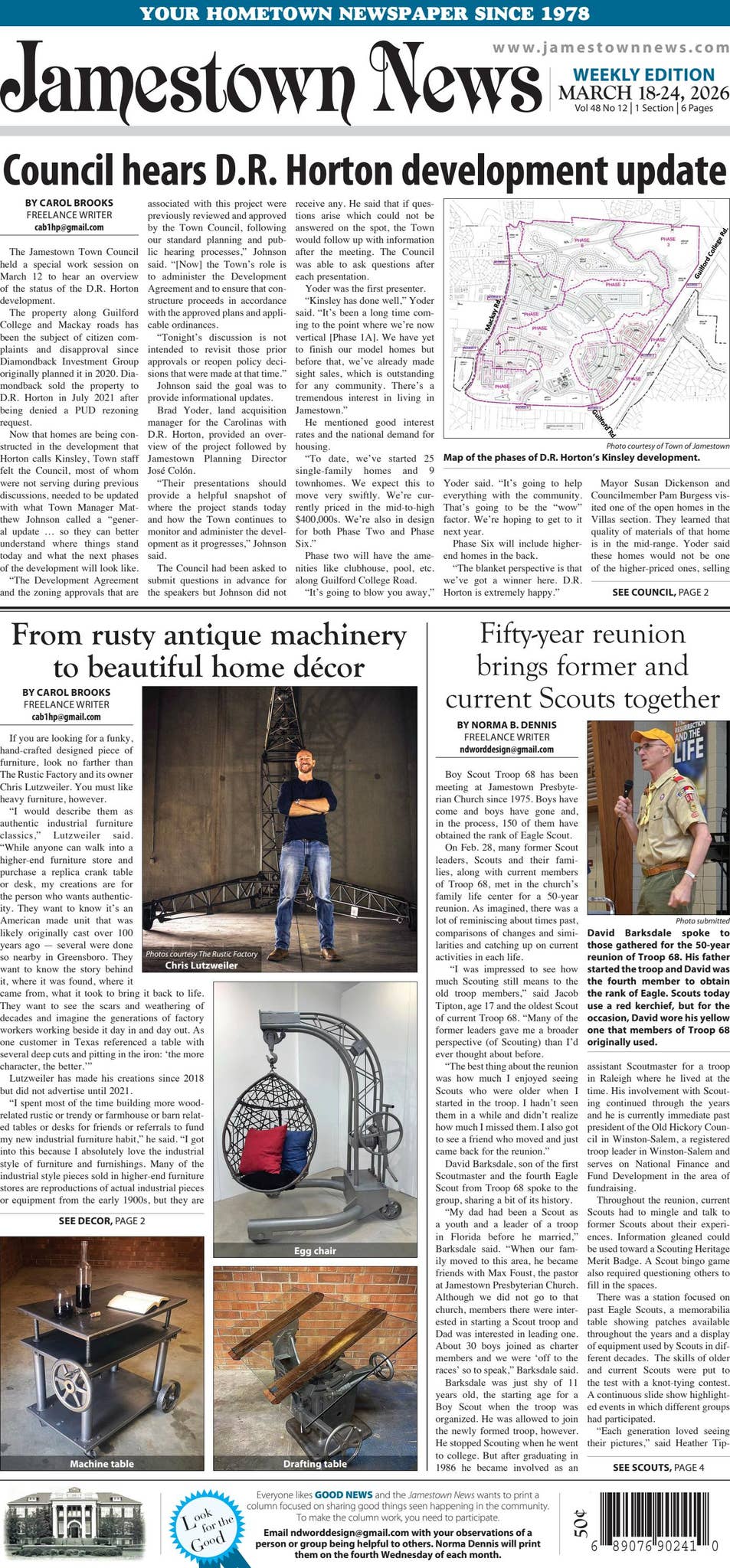 Jamestown News - March 18, 2026 by YES! Weekly - Issuu