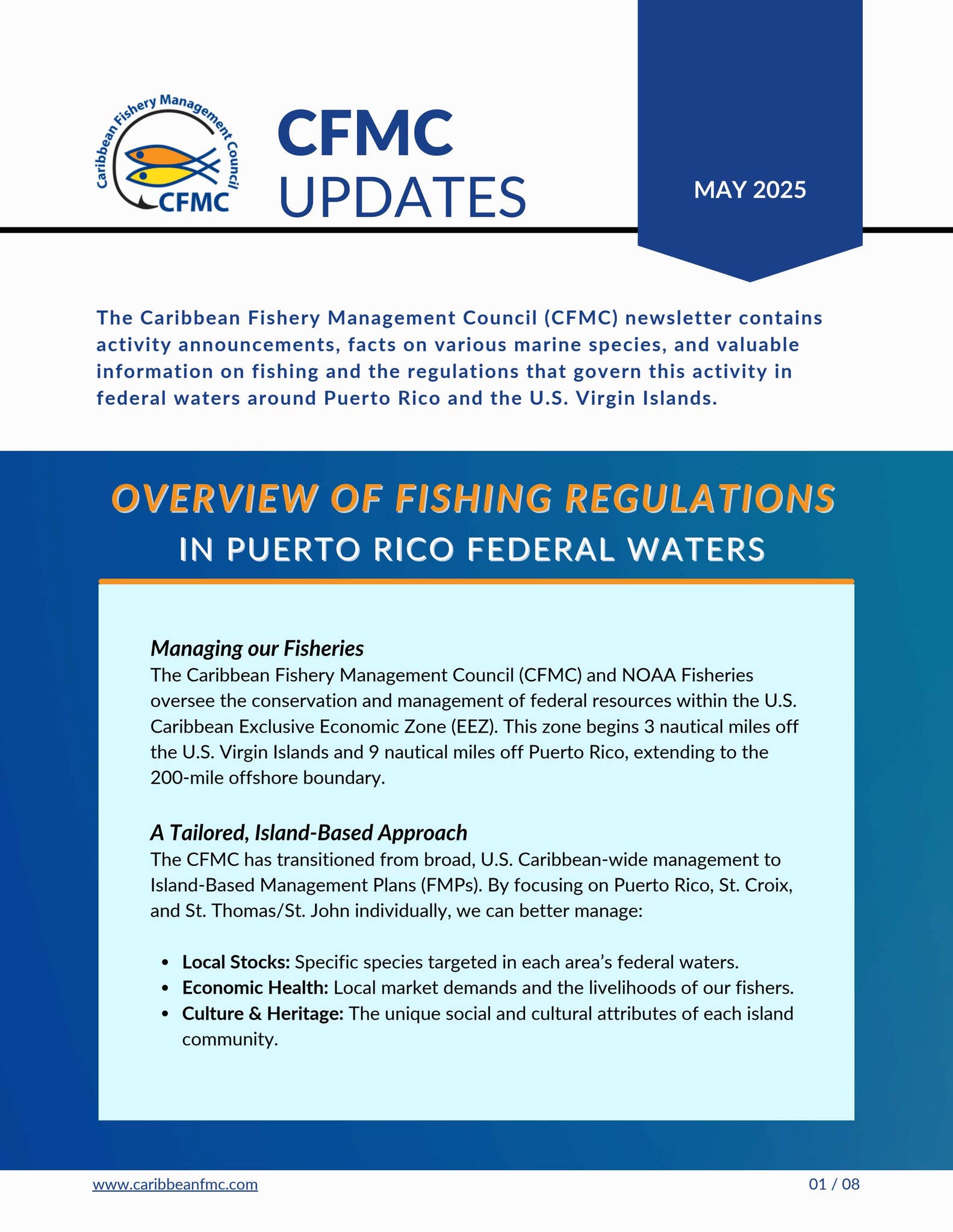 CFMC Updates May 2025 by Caribbean Fishery Management Council - Issuu