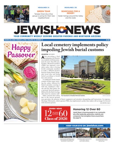 Jewish news, March 20 