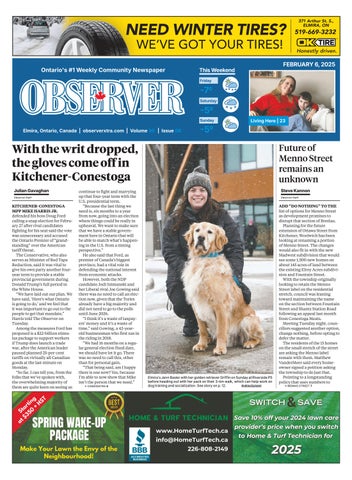 Class 3 - 2nd place - Elmira Woolwich Observer, February edition