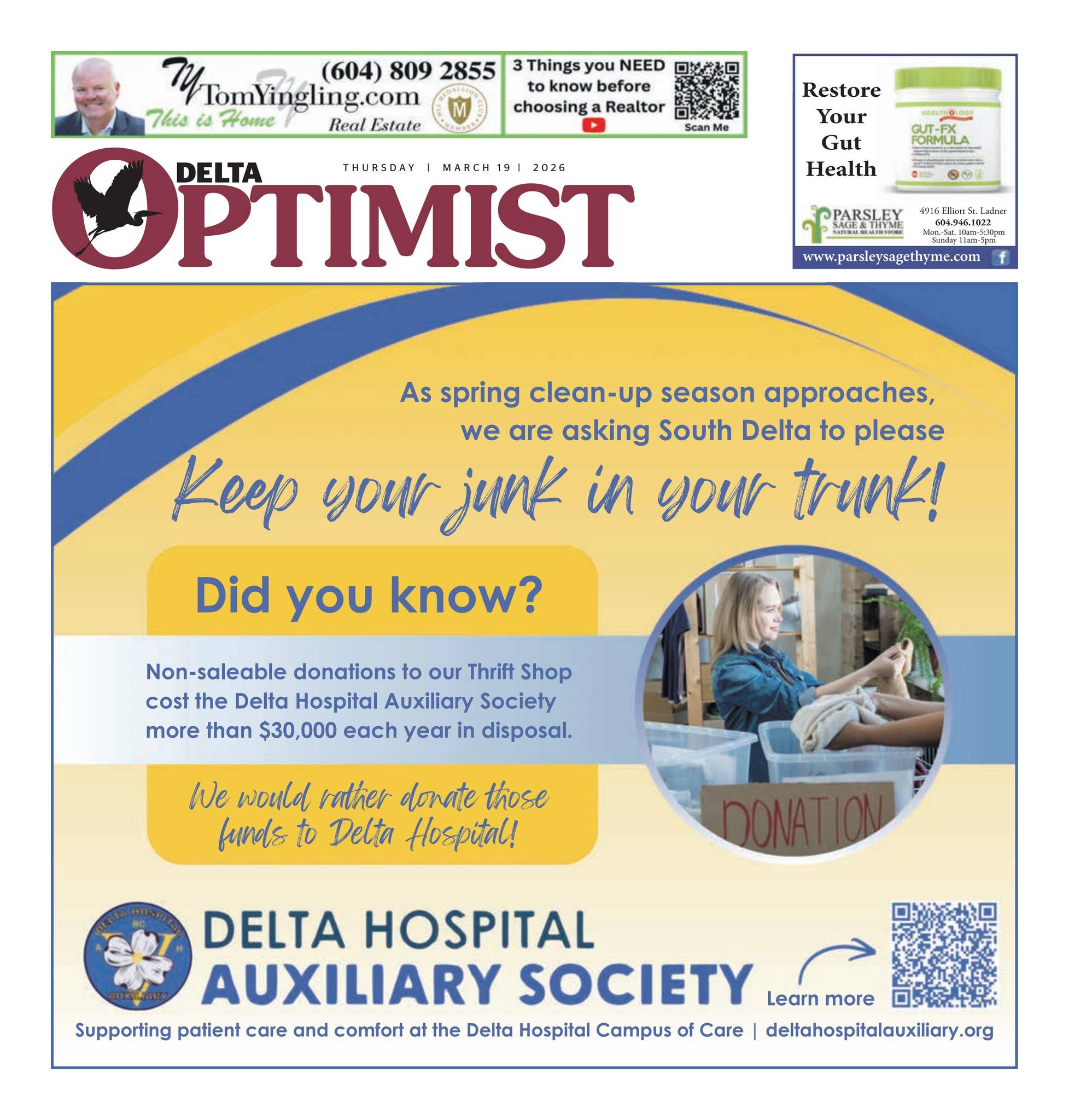Delta Optimist March 19, 2026 by Delta Optimist - Issuu
