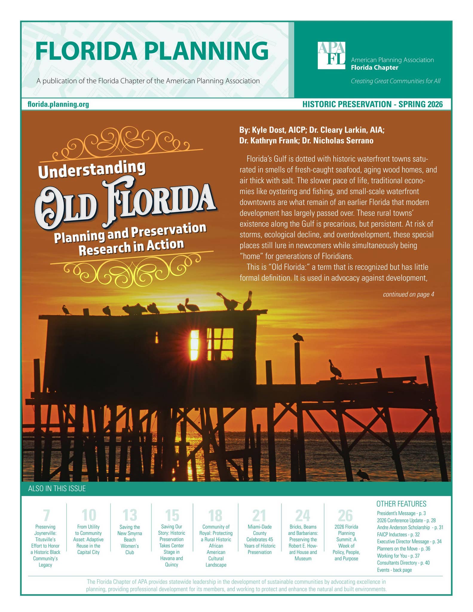 Spring 2026 Issue | Florida Planning Magazine | Historic Preservation ...