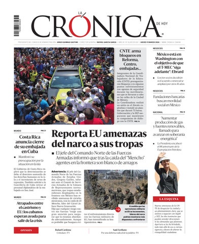 La Crónica de Hoy 19-03-2026