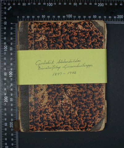 HRP-125-3 Ljósavatnshreppur. Gjörðabók Staðardeildar Búnaðarfélags Ljósavatnshrepps 1897-1947.