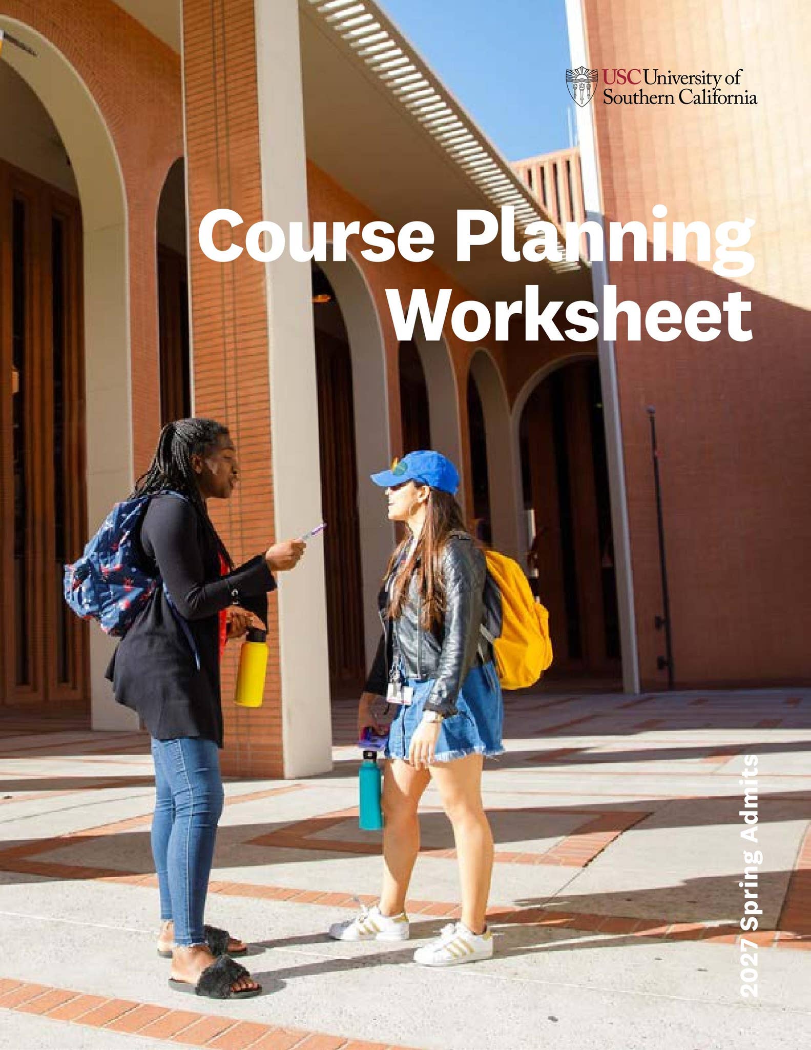 26-27 Spring Admit Course Planning Worksheet by USC Enrollment Services ...
