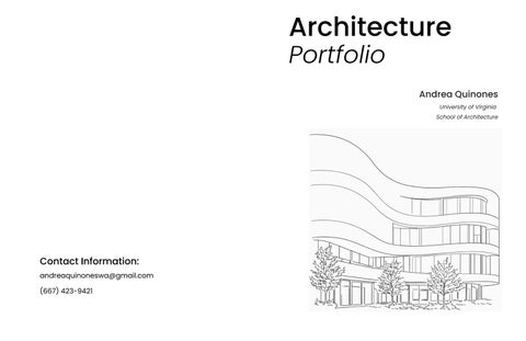 Architecture Portfolio Andrea Quinones