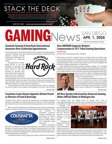 Gaming News @ IGA 26 • April 1, 2026