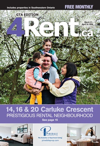 4Rent – Greater Toronto Area – March 21, 2026