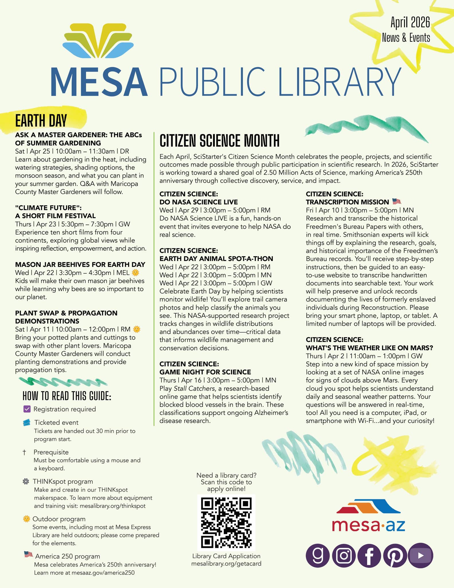 Mesa Public Library - April Newsletter by City of Mesa, AZ - Issuu