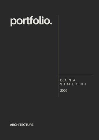  2026 Portfolio Dana Simeoni