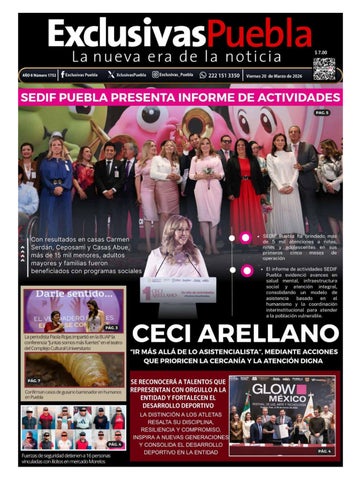 PDF EXCLUSIVAS PUEBLA VIERNES 20 DE MARZO DE 2026