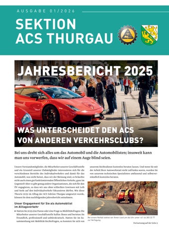 Clubmagazin ACS Sektion Thurgau