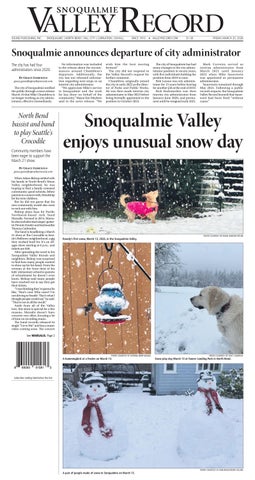 Snoqualmie Valley Record, March 20, 2026