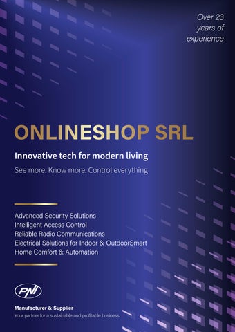 ONLINESHOP SRL Products Catalogue 2026, English