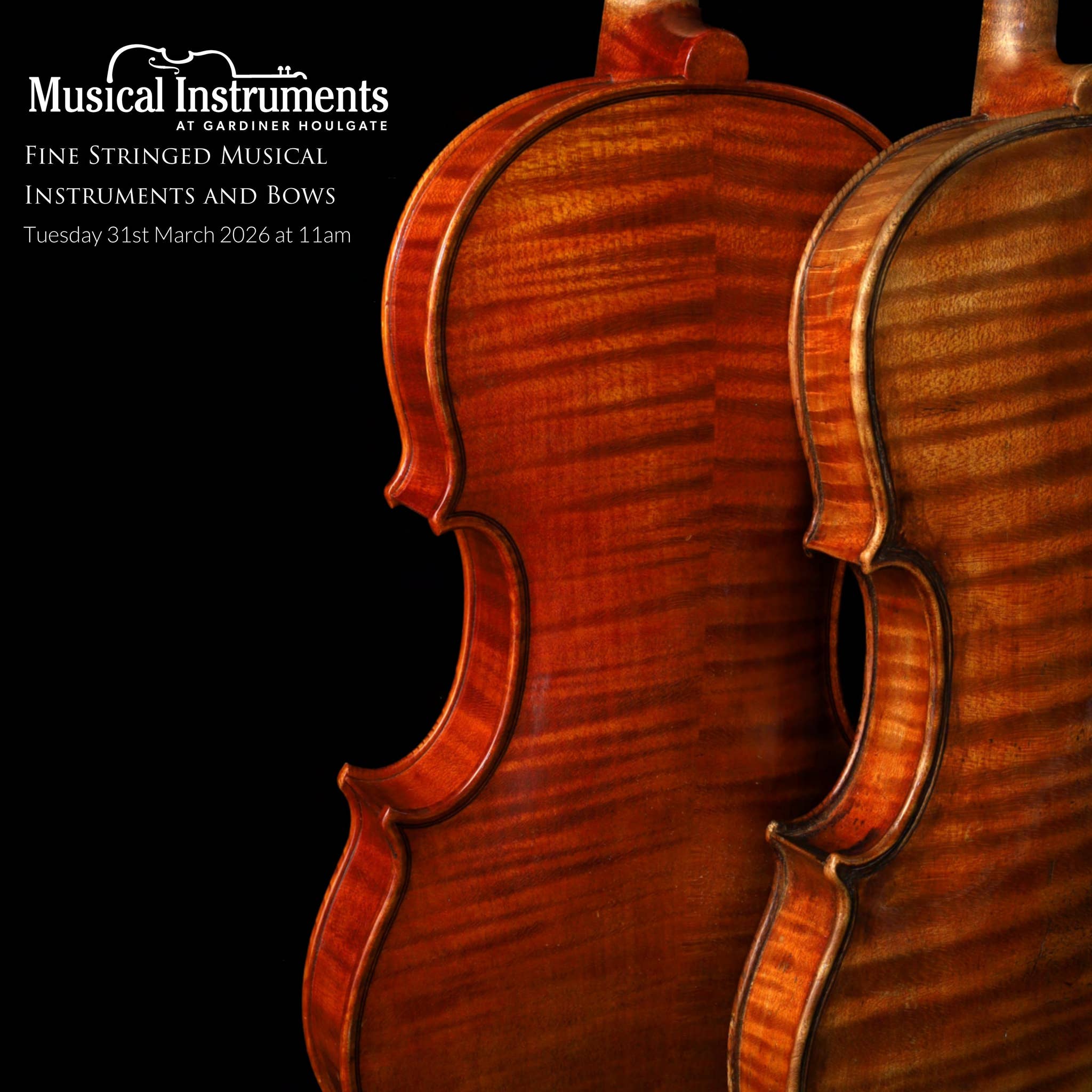 Fine Stringed Musical Instruments 31st March 2026 by Gardiner Houlgate ...