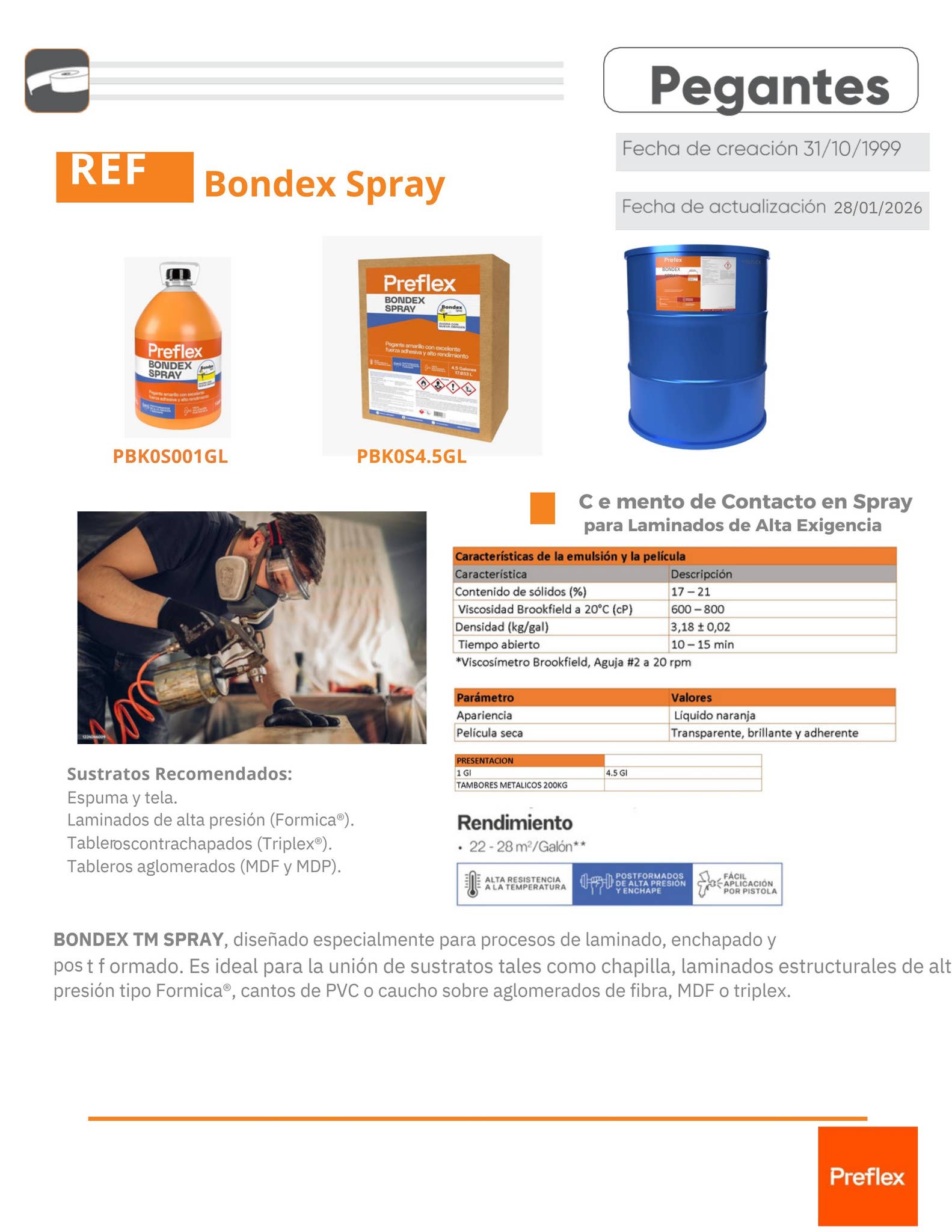 Bondex Injectable 7. PEGANTES BONDEX SPRAY by Madecentro Colombia - Issuu
