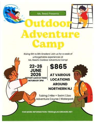 2026 Summer Camp Offerings