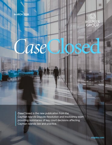 Maples Group - CaseClosed - March 2026
