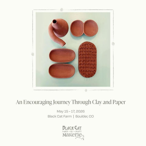 Black Cat Makerie Retreat Booklet An Encouraging Journey Through Clay And Paper