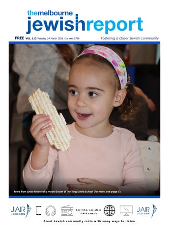 The Melbourne Jewish Report | March 2026