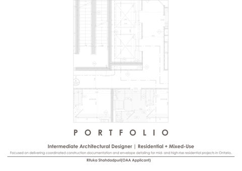 Portfolio - Rituka Shahdadpuri (Canadian works)