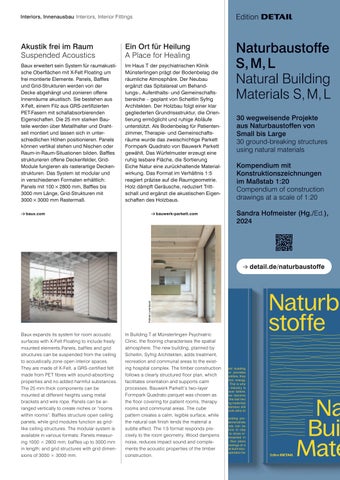 DETAIL 4.2026 - Gesundheitsbauten / Healthcare Buildings 第 17 页