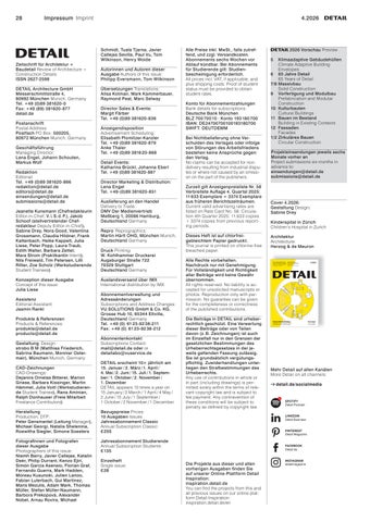 DETAIL 4.2026 - Gesundheitsbauten / Healthcare Buildings 第 18 页