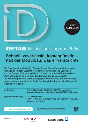 DETAIL 4.2026 - Gesundheitsbauten / Healthcare Buildings 第 2 页